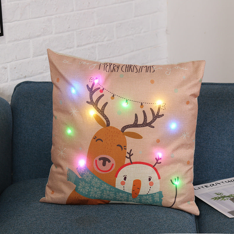 New Christmas Series Cartoon Pillow – Fun and Festive Holiday Cushion