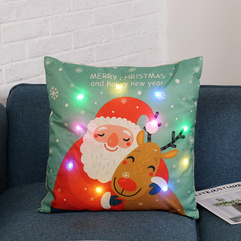 New Christmas Series Cartoon Pillow – Fun and Festive Holiday Cushion