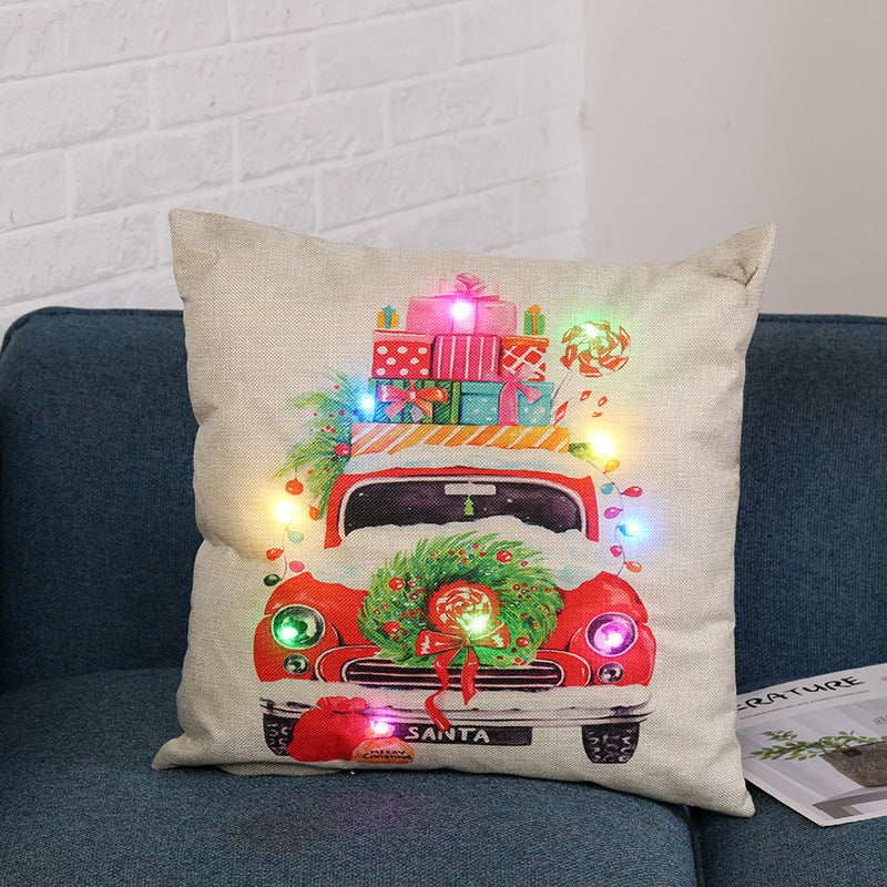 New Christmas Series Cartoon Pillow – Fun and Festive Holiday Cushion