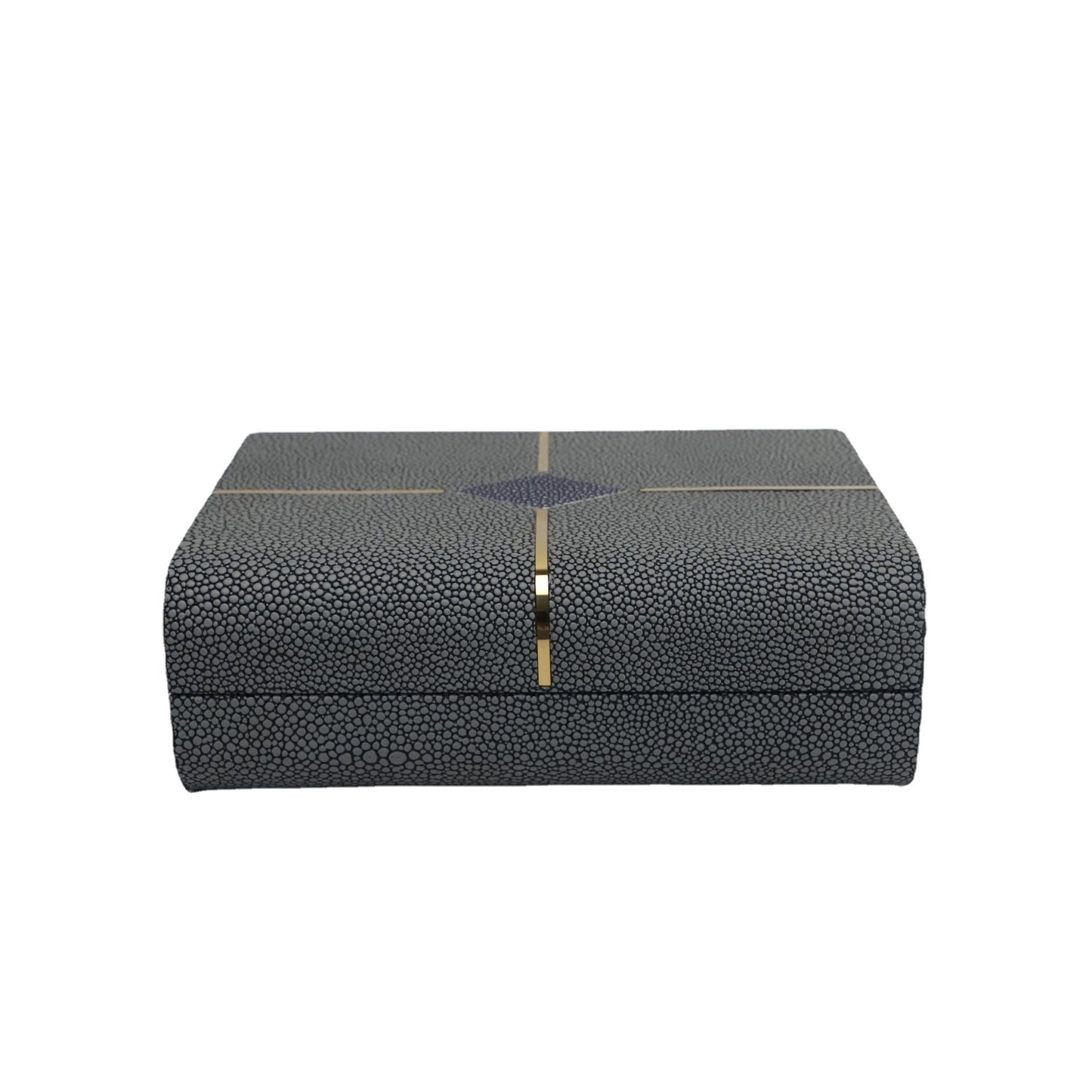 New Chinese Style Wooden Leather Storage Box – Elegant Decorative Organizer