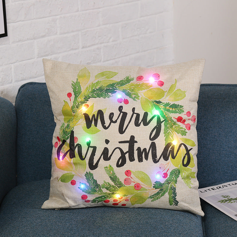 New Christmas Series Cartoon Pillow – Fun and Festive Holiday Cushion