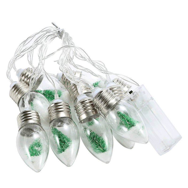 LED Wishing Bottle String Lights – Battery-Powered Fairy Garland for Christmas & Party Décor