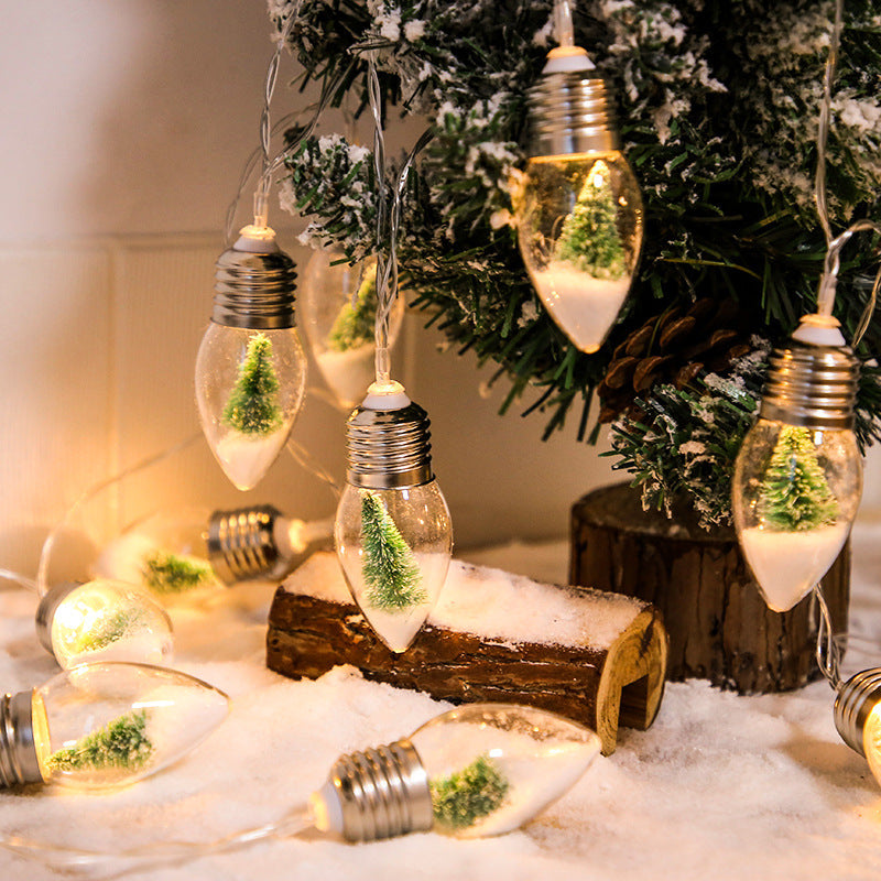 LED Wishing Bottle String Lights – Battery-Powered Fairy Garland for Christmas & Party Décor