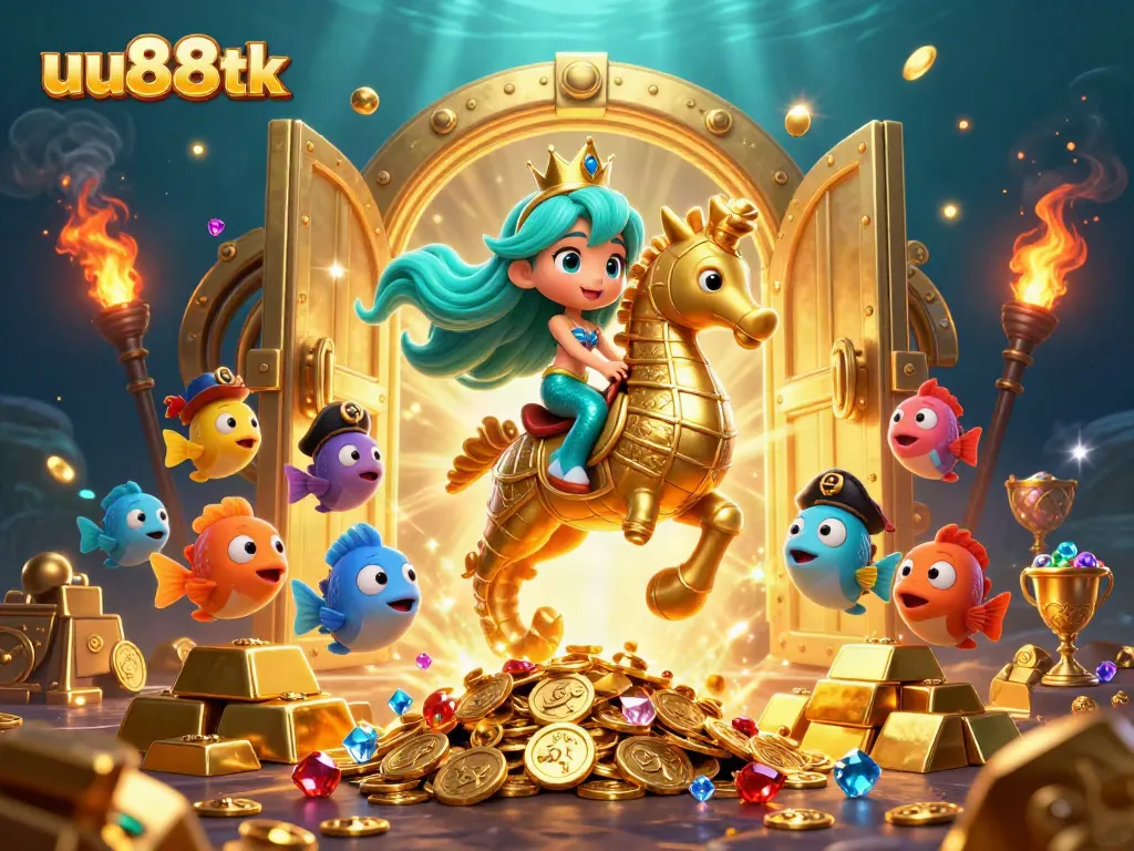 Engage with unforgettable gaming experiences at uu88tk, featuring vibrant underwater casino elements.