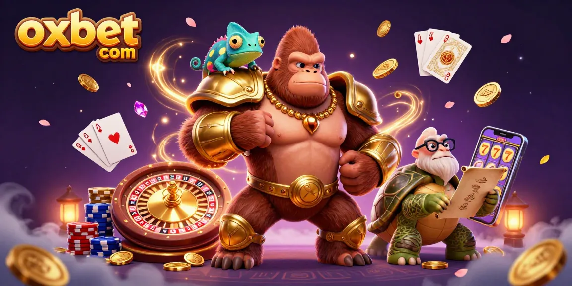 Experience the excitement of oxbet com with vibrant characters and dynamic casino elements.