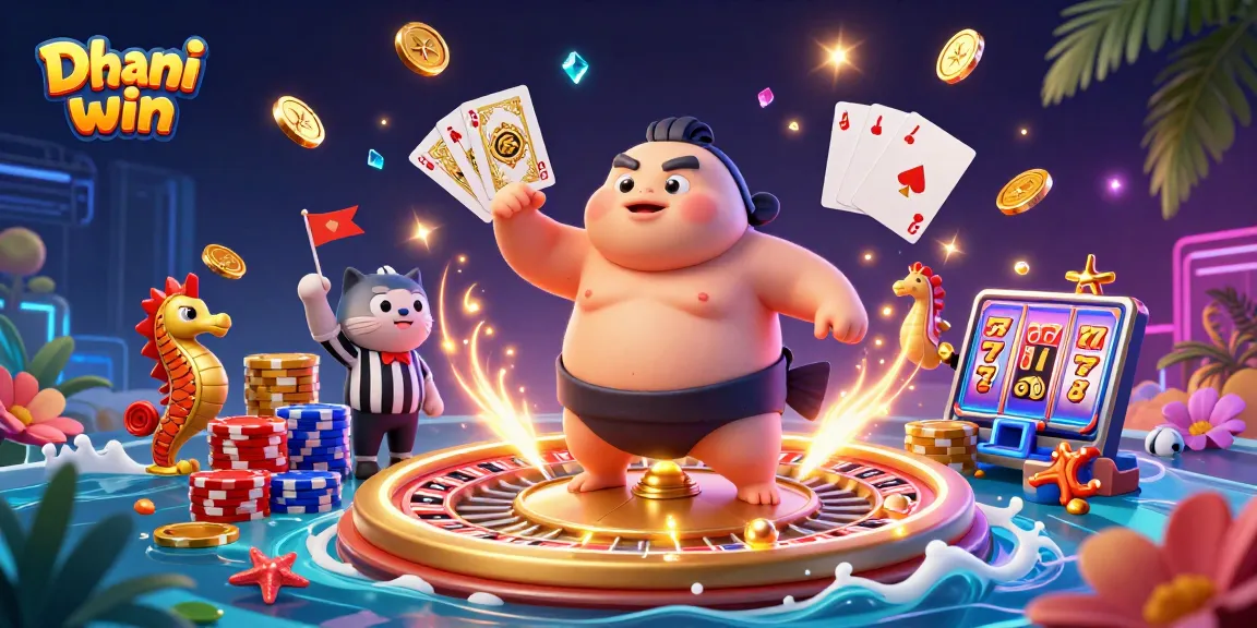 Dhani win players enjoying an underwater casino scene with vibrant visuals and dynamic gaming elements