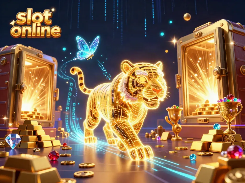 Spin the reels and unlock treasures in this dynamic slot online illustration