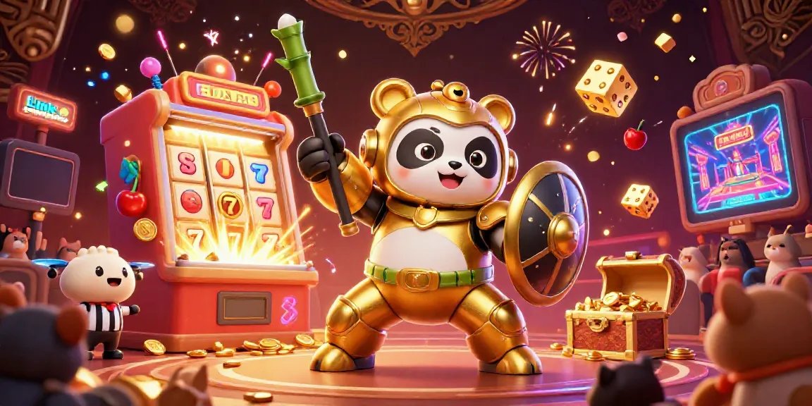 Experience thrilling wins at Link sumseltoto with vibrant 3D casino illustrations showcasing jackpots and festive gameplay.