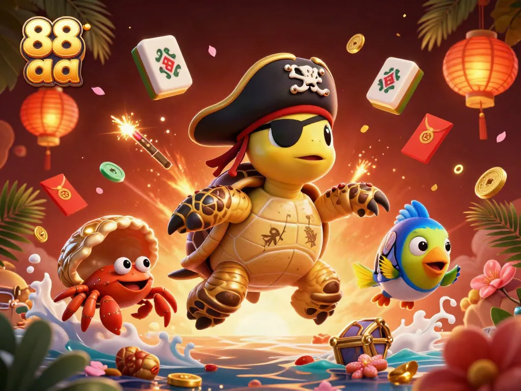 Experience thrilling action at 88 aa with colorful characters amid vibrant casino energy