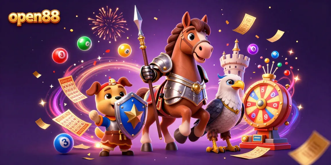 Join the thrilling adventure at open88, where knights, lotteries, and excitement converge.