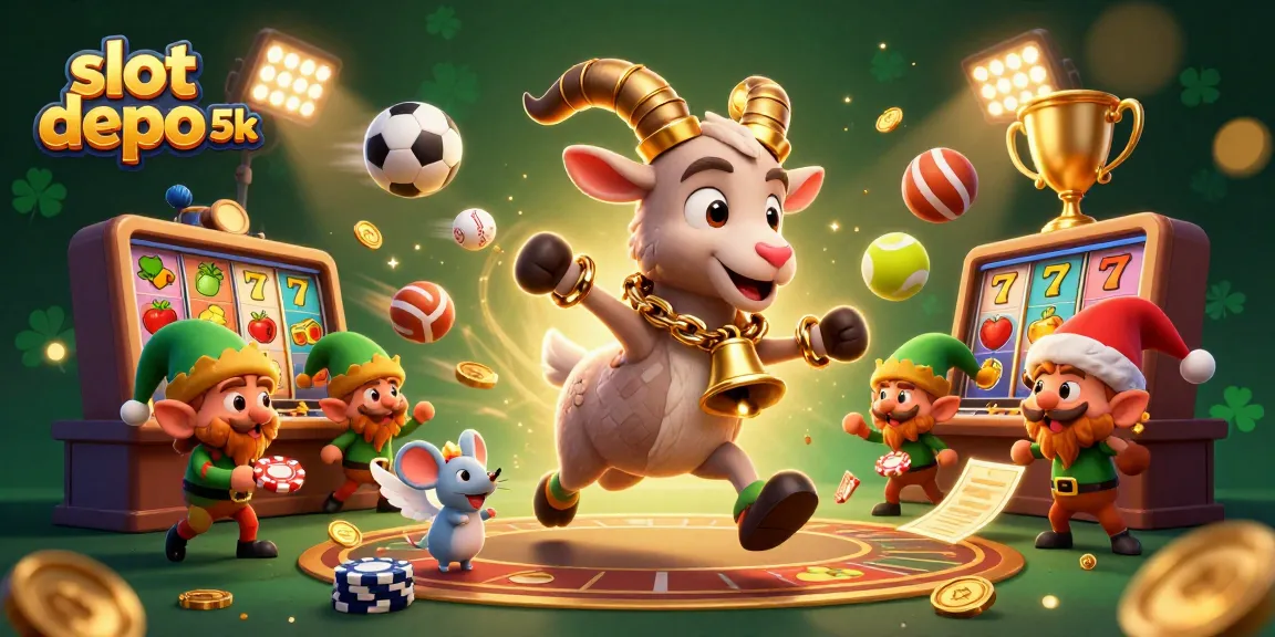 Explore winning strategies on slot depo 5k with immersive casino elements in an engaging 3D scene.