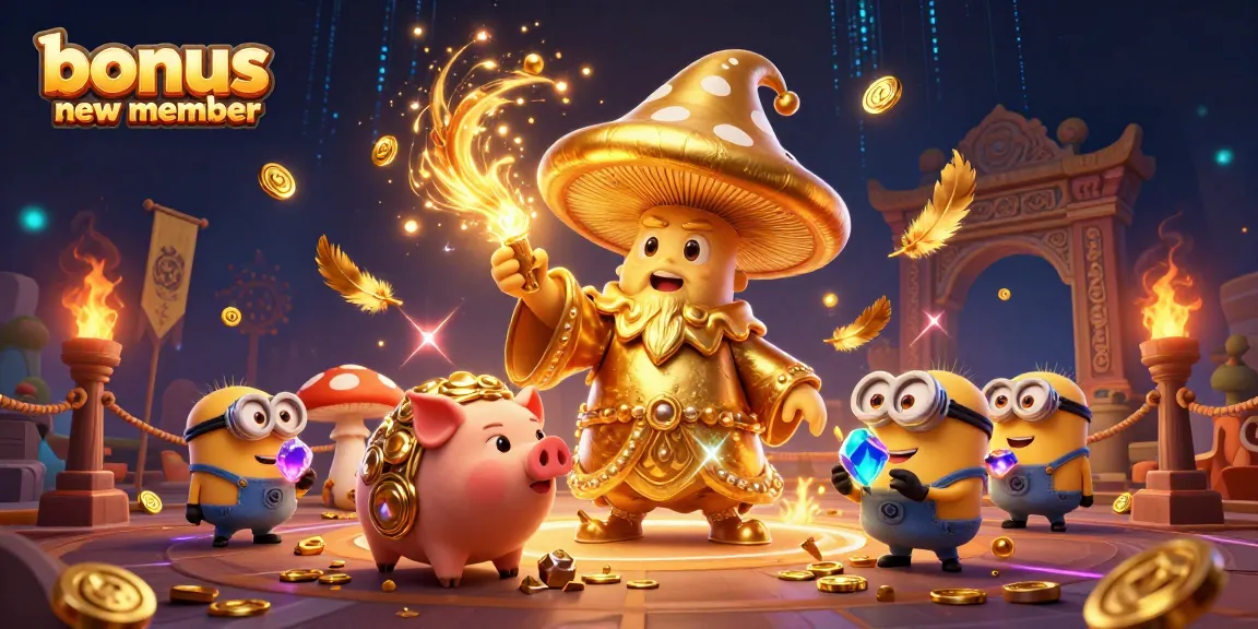 Experience the thrill with bonus new member rewards in an exciting casino setting.